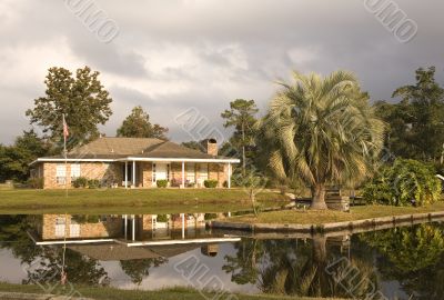 Office by Lake