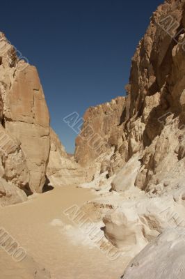 White cañon on the Sinai