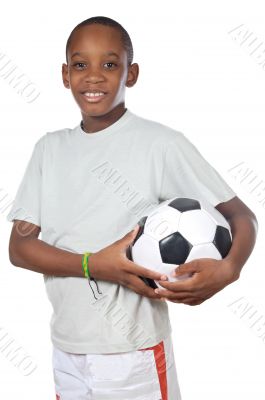  boy holding a soccer ball