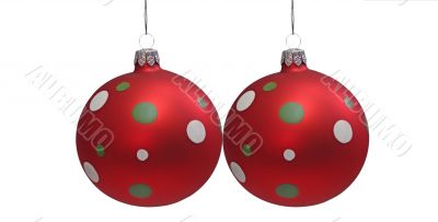Two Christmas Tree Balls