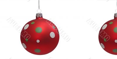 Red Christmas Tree Balls