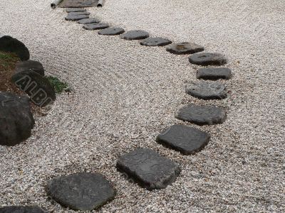 japanese stone garden