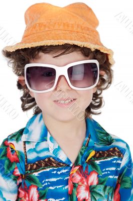 Boy with sunglasses