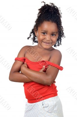 adorable girl smiling