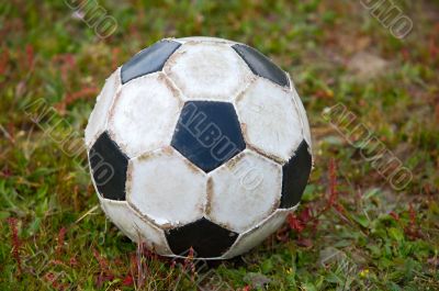 Old soccer ball