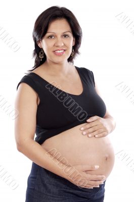 Pretty pregnant woman