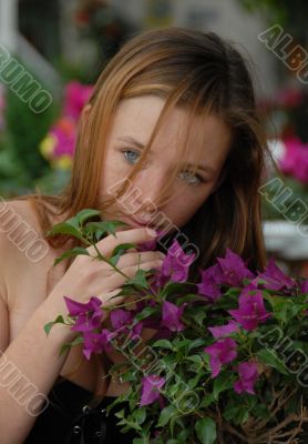 beautiful young woman