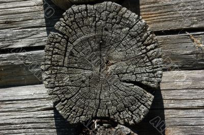 Old wooden wall