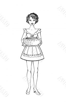 bride chambermaid