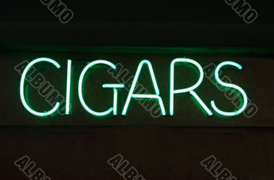 Neon Cigar Sign