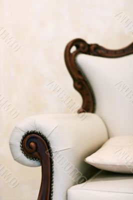 leather armchair