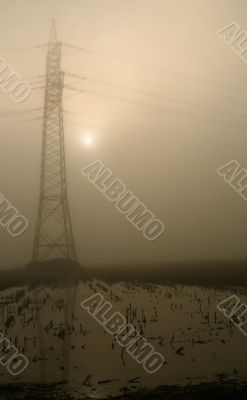 electric power pole