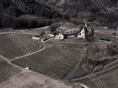 Farm on the hill