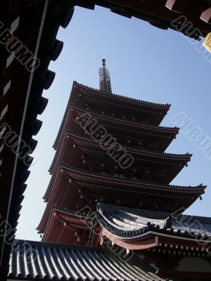 temple and roofs
