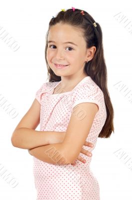 casual girl smiling