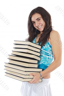 attractive girl student