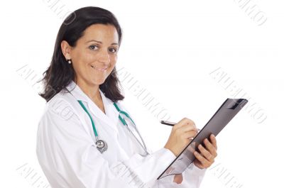 Attractive lady doctor