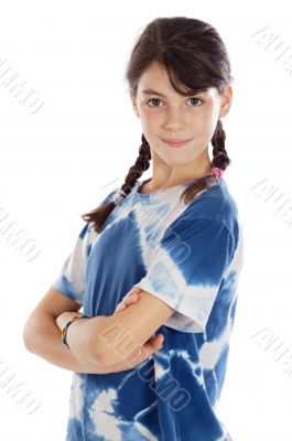 Adorable casual girl
