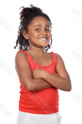adorable girl smiling
