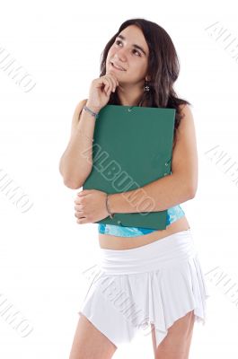 attractive girl student