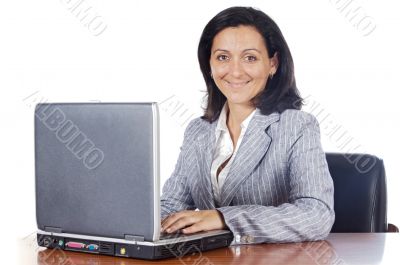 Woman with laptop