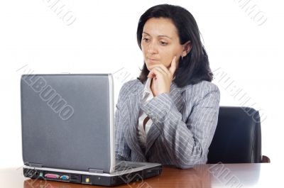 Woman with laptop