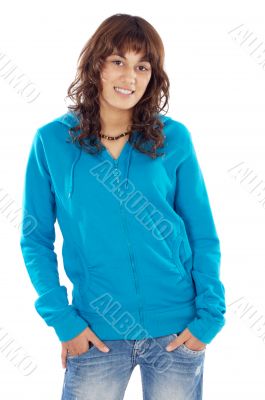 attractive young casual girl