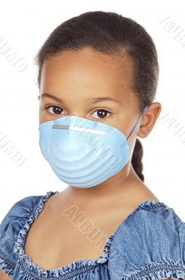 Girl with mask
