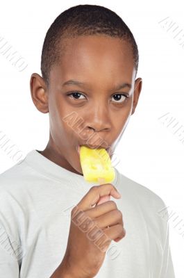 Boy with ice cream