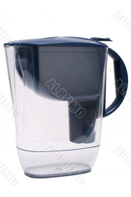 dark blue filter for water treating