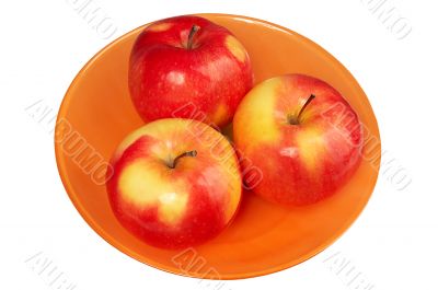 Red and fresh apples