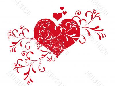 Cute valentine`s day heart