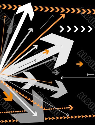 vector arrows background