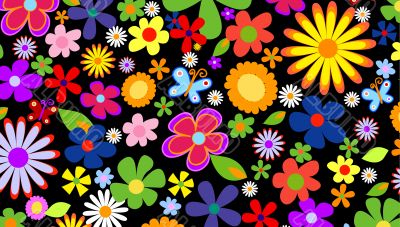 Spring flower background