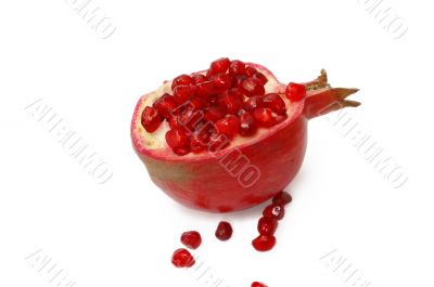 Ripe pomegranate