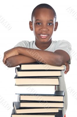 child studying