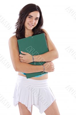 attractive girl student
