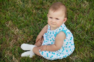 baby on the grass