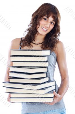 attractive girl student