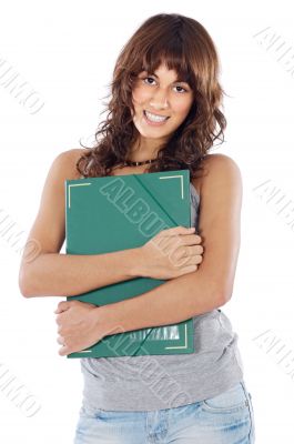 attractive girl student