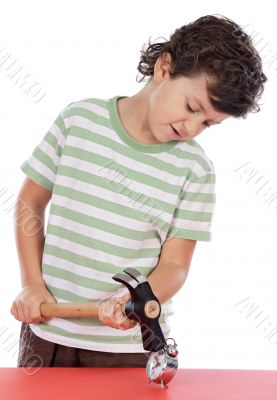 breaking a clock