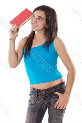 attractive girl student
