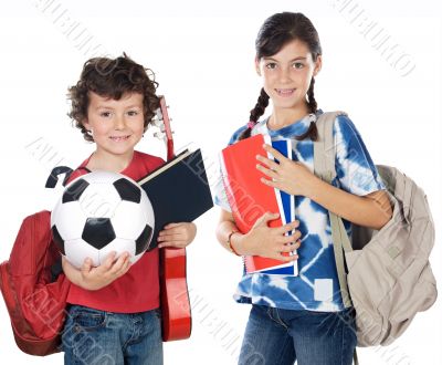 Two brothers students