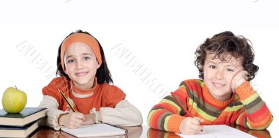 Two brothers students