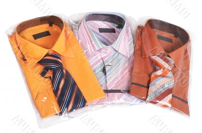 New man`s shirts