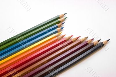 pencils of different colors