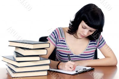 attractive girl student
