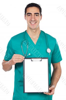 doctor whit notepad