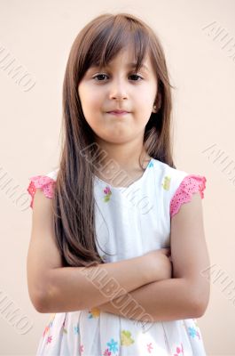 casual beautiful girl