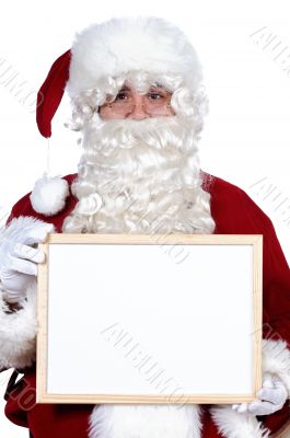 Santa Claus whit billboard